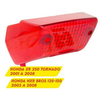 Lente Lanterna Traseira Honda Nxr Bros 125-150 2003 A 2008