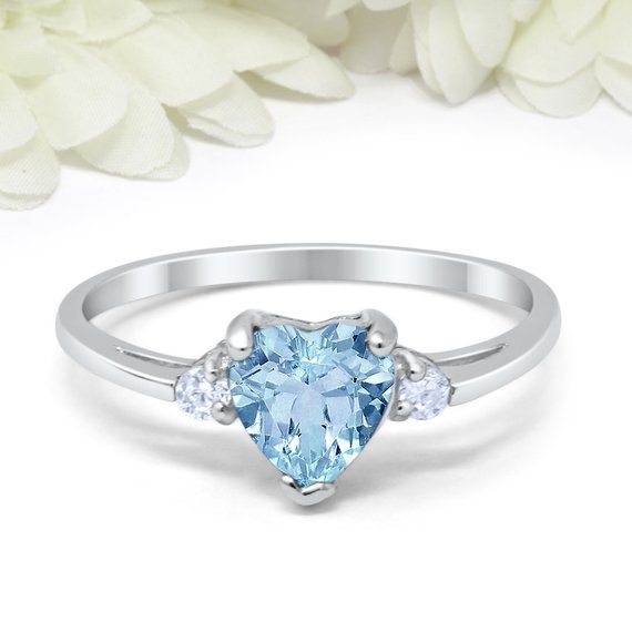 Anel De Humor De Prata Esterlina 925 100 % Sólido Com Lindo Design De Coração Brilhante CZ Prong Setting Banhado A Melho em Oferta na Shopee