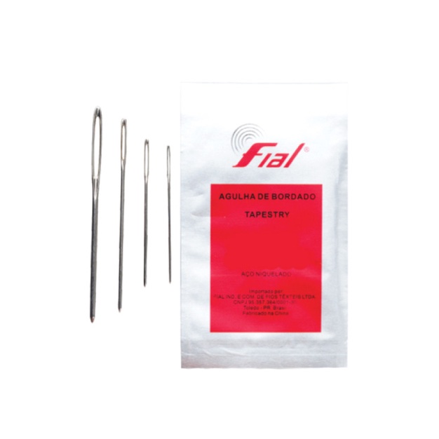 Agulha de Bordado Tapestry em aço Fial - 1 unidade - 4 tamanhos diferentes em Oferta na Shopee