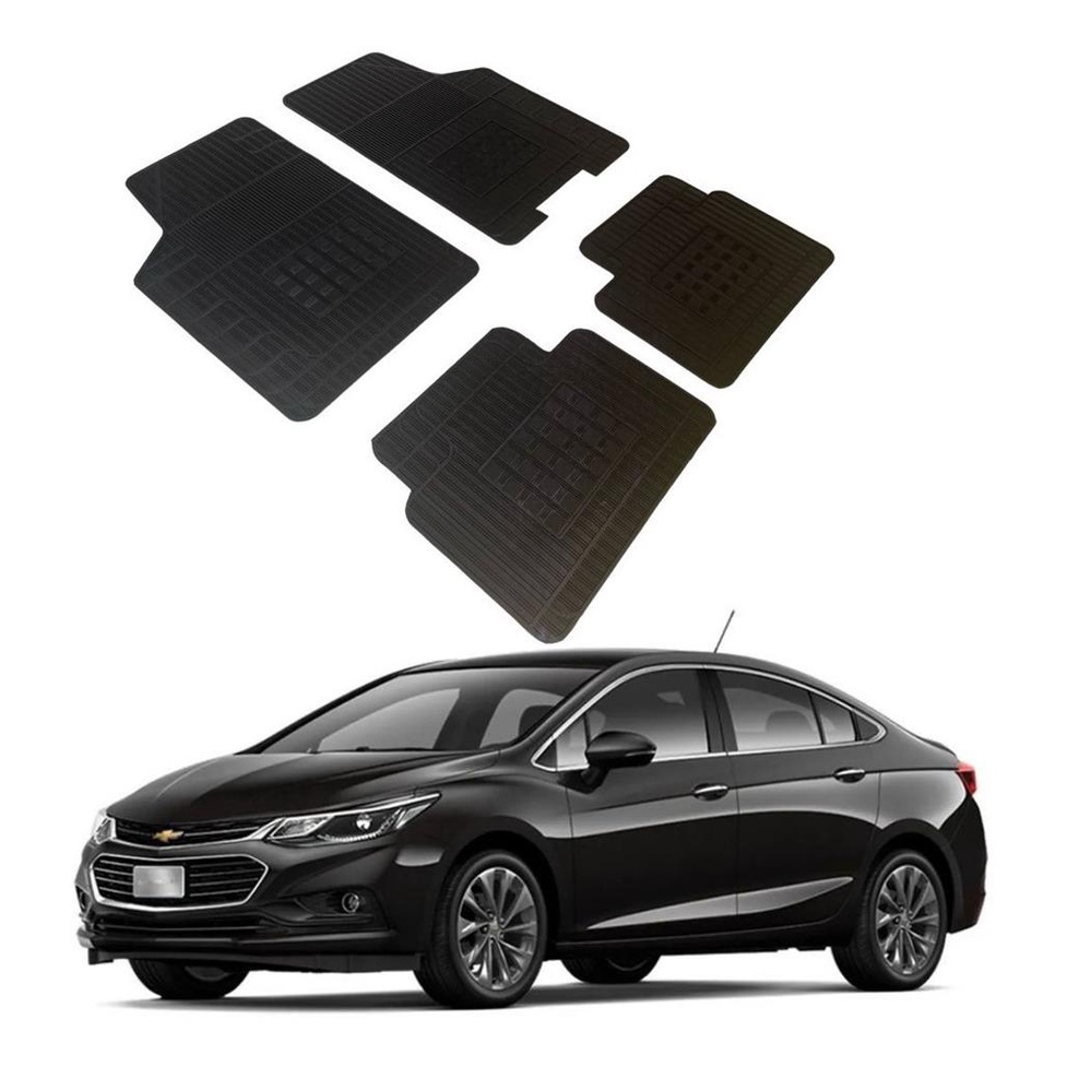 Jogo 4 Pecas Tapete Automotivo Especifico Gm Cruze (todos)100% Borracha Borcol
