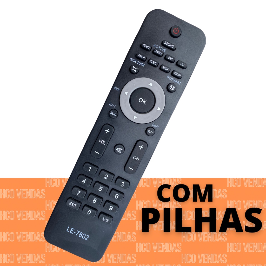 Controle P/ Tv Philips Lcd / Led 32 , 42, 47, 52 Polegadas em Oferta na Shopee