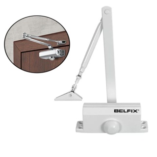 Mola Automática Branca para Portas Até 60kg 206001 BELFIX em Oferta na Shopee