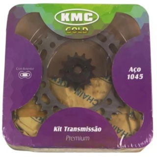 Kit Relacao Tração Transmissão Honda Nxr Bros 150 2004 2005 2006 2007 2008 2009 2010 2011 2012 2013 2014 2015 Com Retentor Original Kmc em Oferta na Shopee