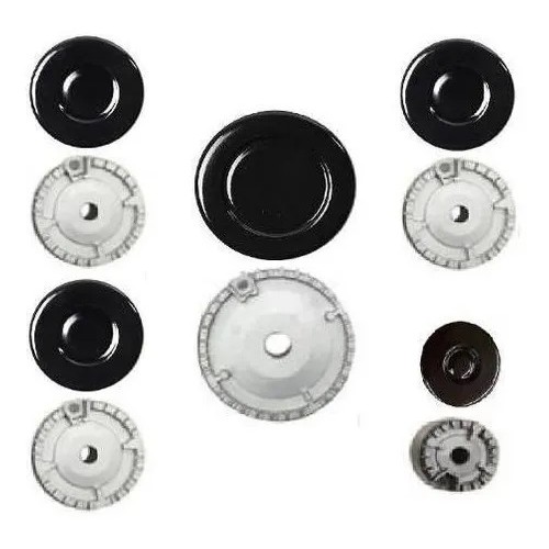 Kit Espalhador + Queimador Peças Cooktop Tramontina 5 Bocas