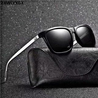 LINSON Óculos De Sol Alumínio TR90 Para Homens Com Lentes Polarizadas Vintage