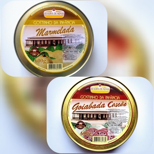 Kit Latas 1 Marmelada E 1 Goiabada Cascão