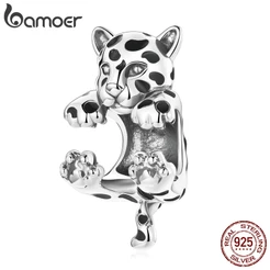 Bamoer Charme Prata Esterlina 925 Pingente Pequena Chita Acessórios De Moda Adequados Para Pulseira De Bricolage BSC556