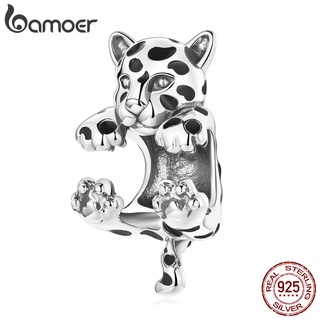 Pulseira Bamoer Prata Esterlina 925 Guepardo Acessórios De Moda Adequado Para DIY BSC556