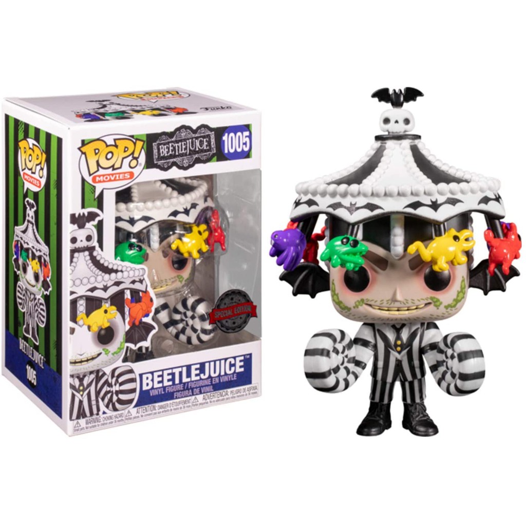 Funko Pop Beetlejuice Edição Especial 1005 Original Shopee Brasil