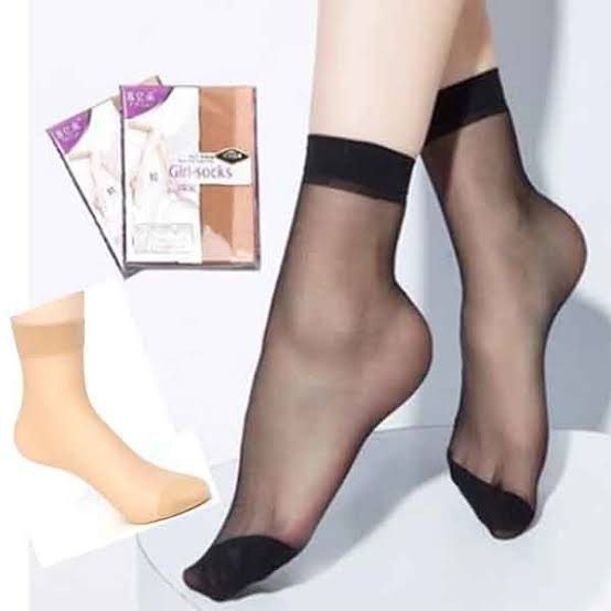 kit 6 Pares Meia Fina Fio 15 Soquete 3/4 Social 33 ao 39 Tênis Sapato Sapatilha