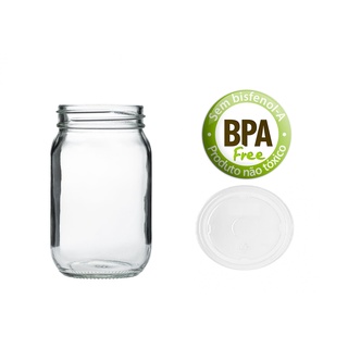 Pote De Vidro Para Armazenar Leite Materno 200ml Kit 5 Unidades