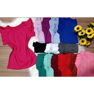 Blusa Canelada Manguinha Franzida Blusinha Moda Shein