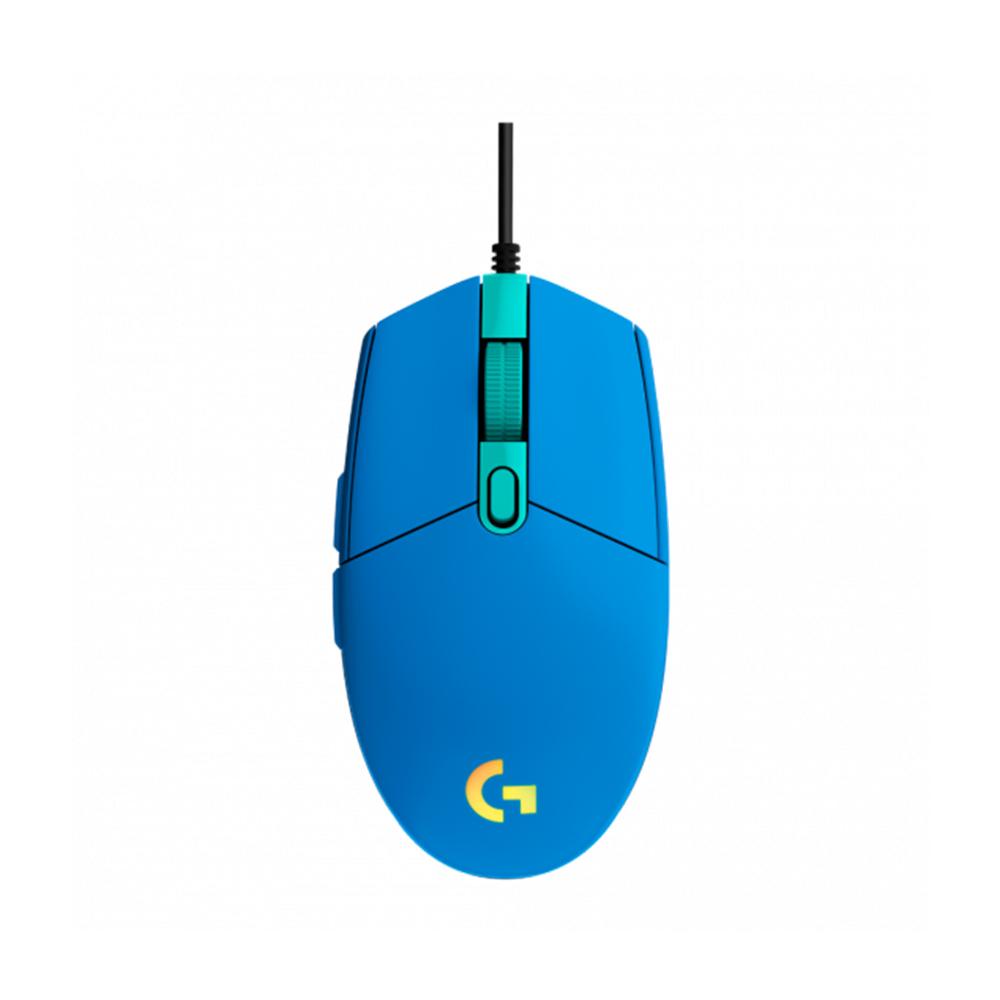 Mouse Logitech Gamer G203 Lightsync Rgb Com Fio Blue - Desconto no Preço