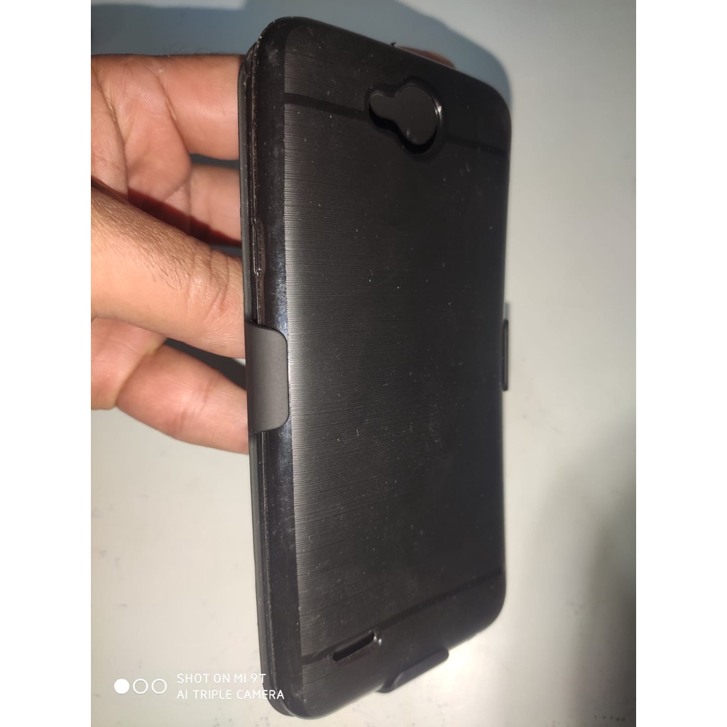 Capa Suporte  LG K10 K10 power + Suporte Cintura adaptado com capa preta de silicone