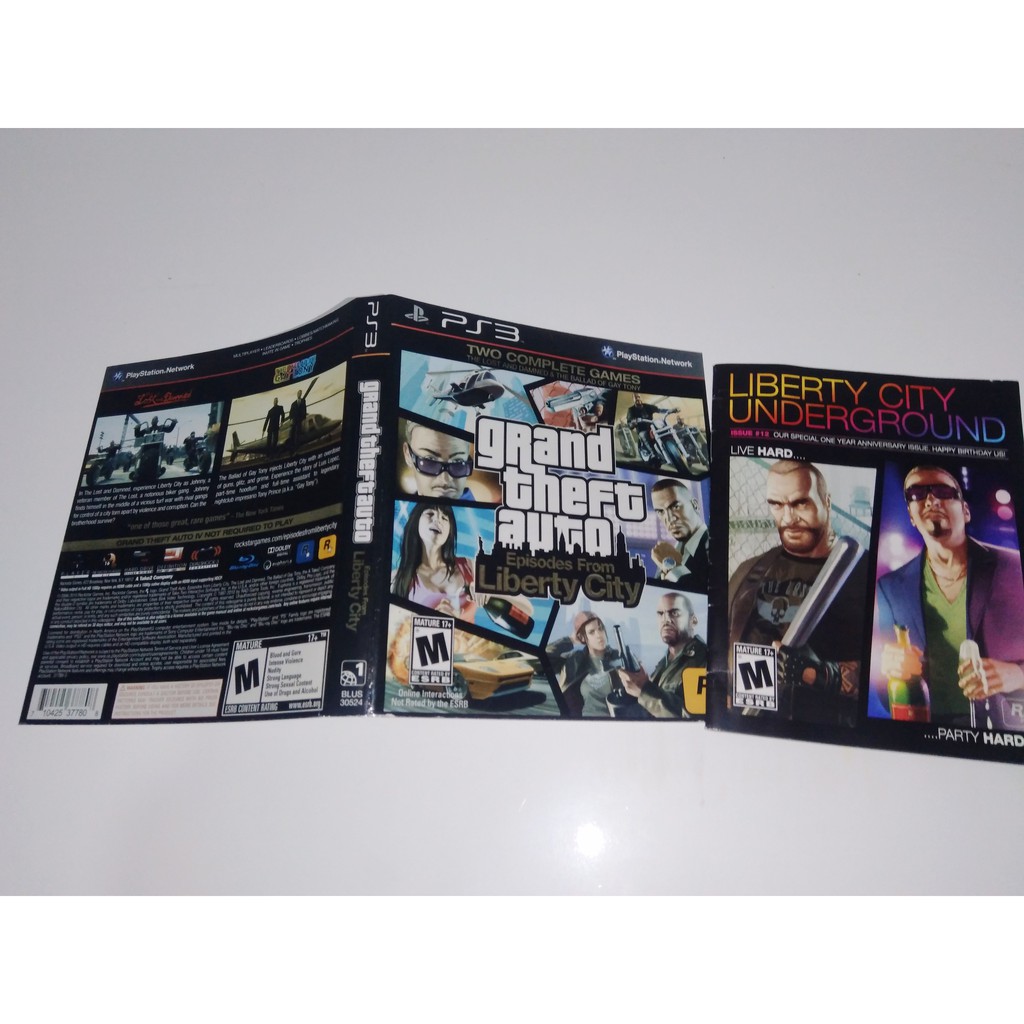 Encarte e manual de jogos de Playstation 3 PS3