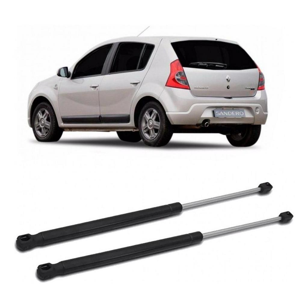 Par Amortecedor Tamp Traseira Porta Mala Sandero 2008 A 2014 em Oferta na Shopee