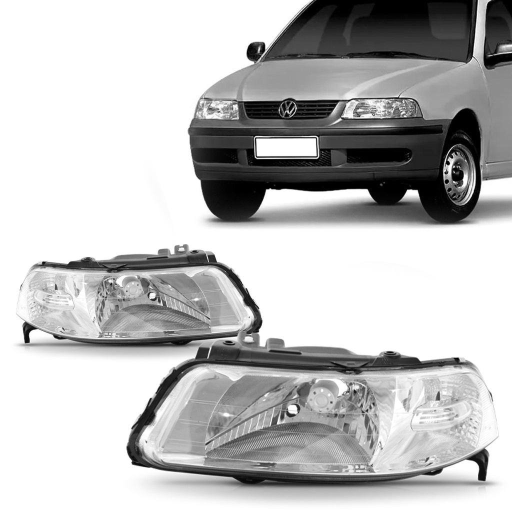 Farol Gol G3 1999 2000 2001 2002 2003 2004 2005 Com Defletor em Oferta na Shopee