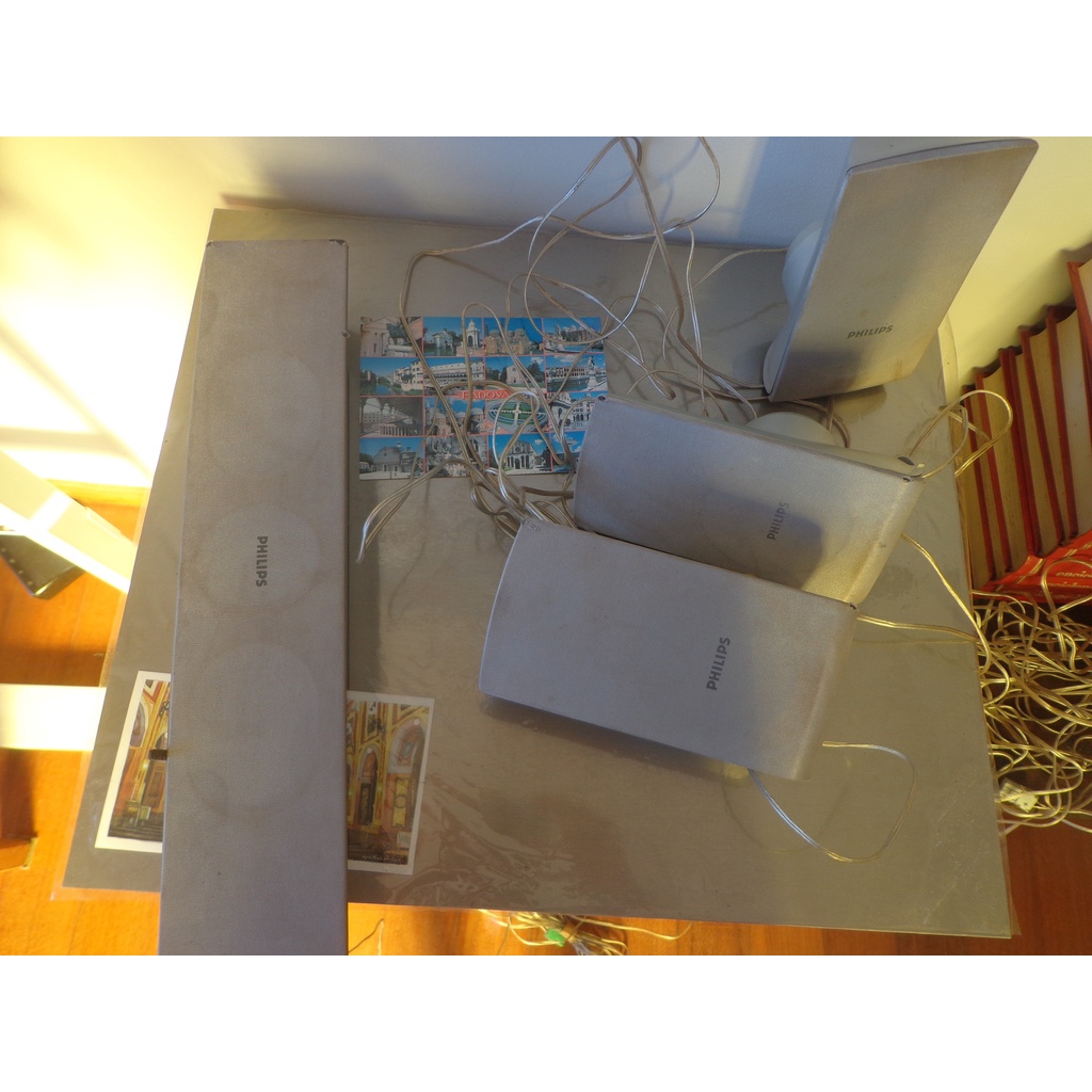 Home Theater Hts3450 Philips Apenas 3 Caixas