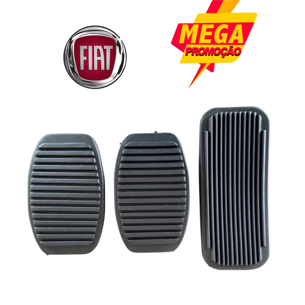 Kit Capa Borracha Pedal Fiat Uno Premio Elba Fiorino Doblo