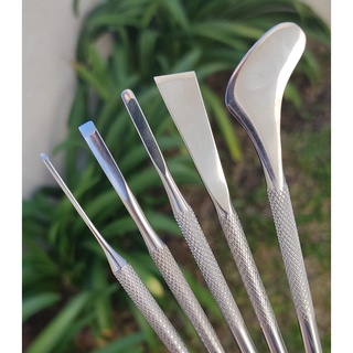 Kit Spa Dos Pés De Aço Inox (5 peças) Já Afiadas Podem Ser Esterilizadas.