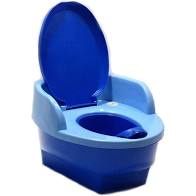 Troninho Musical Infantil 3 Em 1 Azul Penico Degrau Love