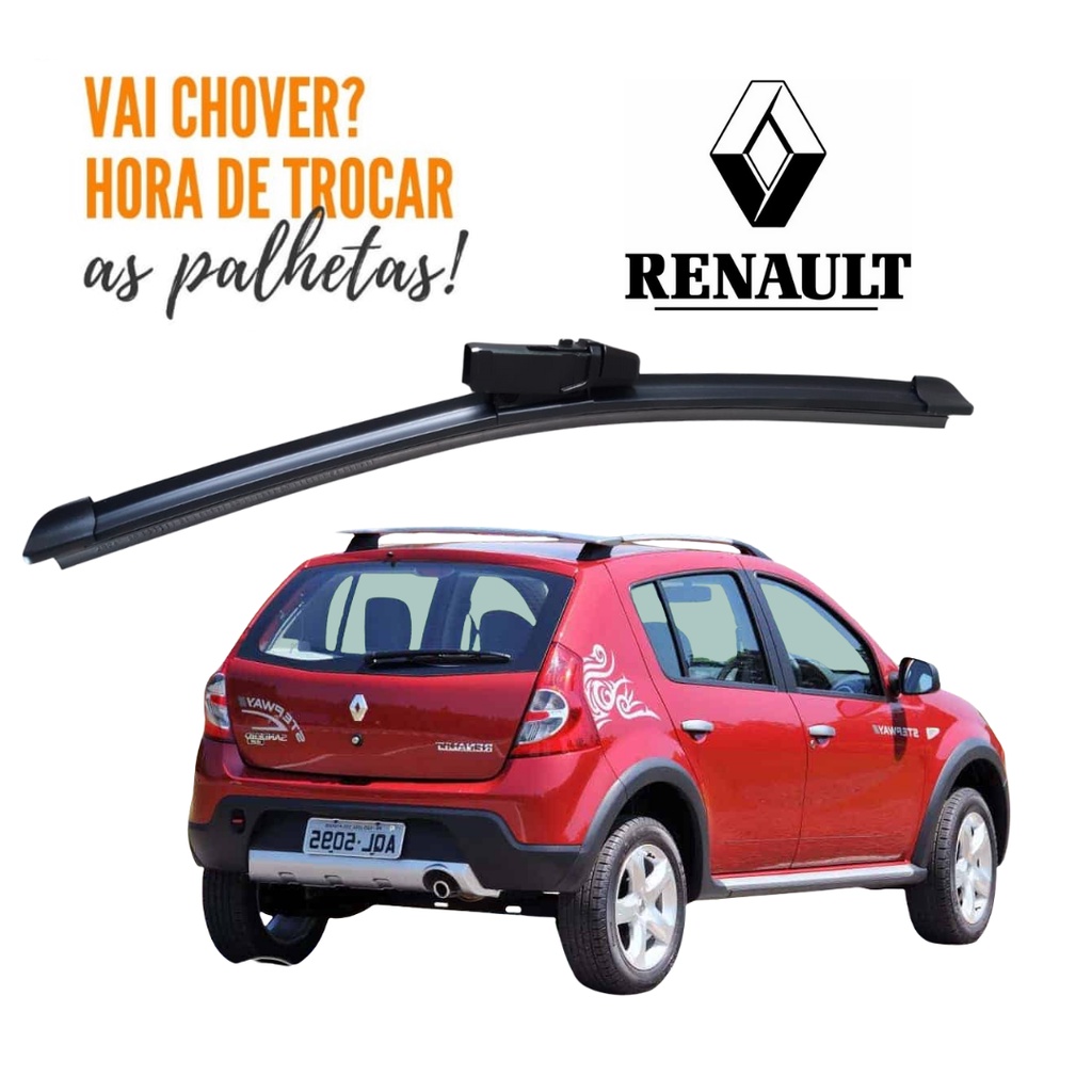 Palheta Limpador Traseiro Renault Sandero 2008 2009 2010 2011 2012 2013 2014 PROMOÇÃO SHOPEE em Oferta na Shopee