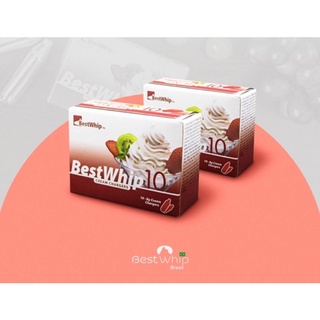 kit com 10 cápsulas Para Chantilly Best Whip