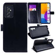 Kit 2X1 Samsung Galaxy M52 5G - Capa Carteira em Couro + Película Frontal em Ceramica 9D