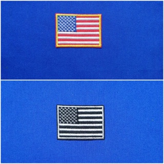 Patch Bordada Bandeira Estados Unidos  4cm x 5,5cm em Oferta na Shopee