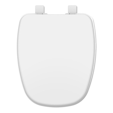 Assento Tampa Vaso Monte Carlo Deca Resinado Softclose Descimento Suave Branco + Resistente 1.6gpf 6lpf