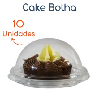 10un Cake bolha Flip Festas embalagem tortinhas