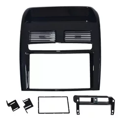 Moldura 2 Din Fiat Linea 2008,2009,2010,2011,2012,2013,2014 - Black Piano
