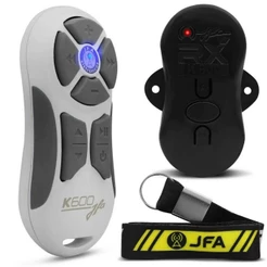 Controle Longa Distância Universal JFA K600 Branco e Cinza