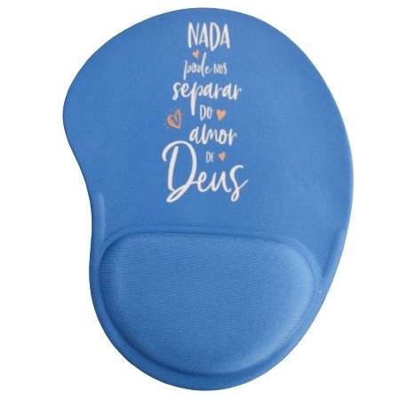 Mouse pad ´Nada pode nos separar do amor de Deus´ com apoio