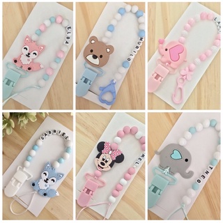 prendedor de chupeta bico com nome do bebê chupeta mam nuk lilo infantil acessório