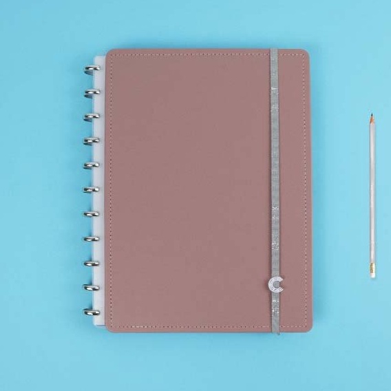 Caderno Inteligente Deluxe Chic Nude Ci Shopee Brasil