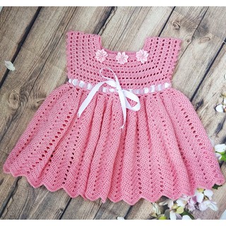 preço de vestido infantil de croche