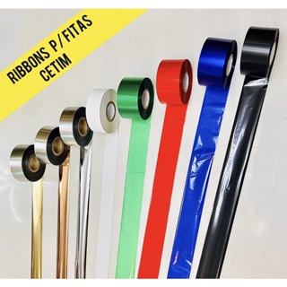 RIBBON PARA FITAS DE CETIM  (impressora progresso ) Zetex z50x em Oferta na Shopee