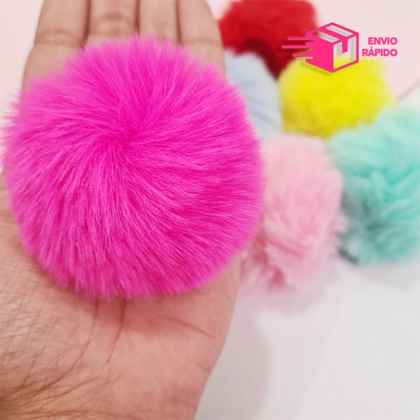 Pompom - Pelúcia 70 mm - Unidade