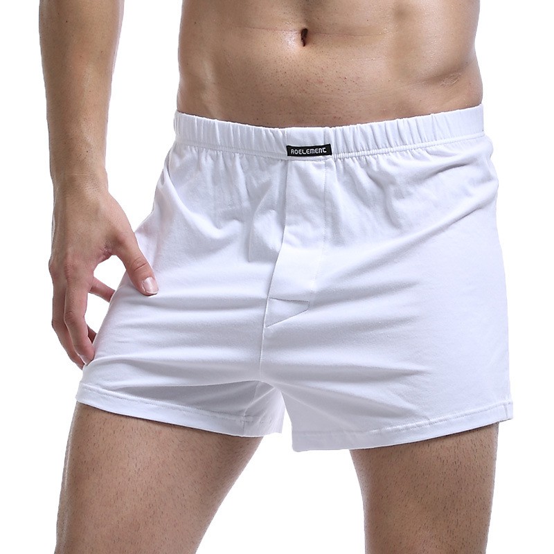 Cueca Boxer Masculina de Algodão Sexy Folgada Homme Arrow 033 037