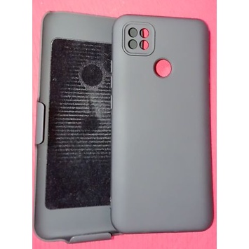 Capa+Suporte  Xiaomi Redmi 9C Belt Flip Adaptação com capa de camurça