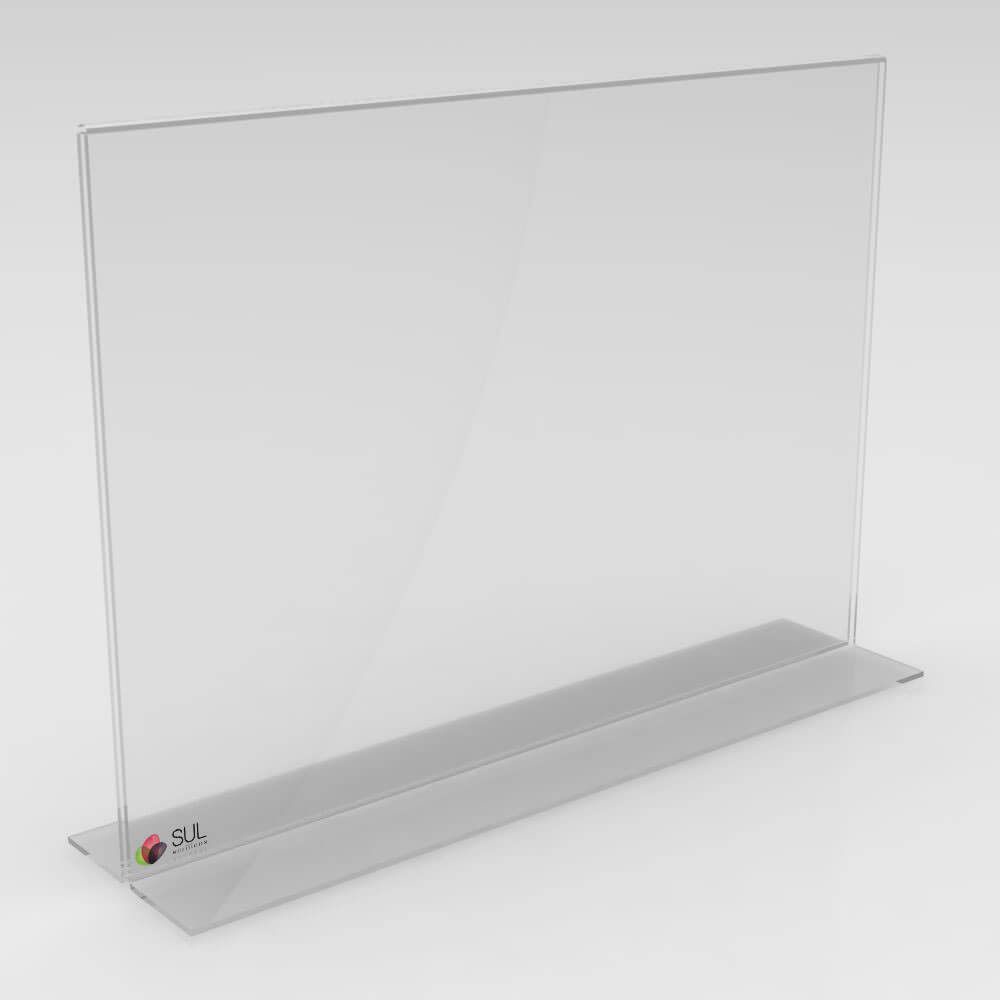 Display Porta Folha De Acrílico Horizontal Mod T Tam A6 Shopee Brasil 9332