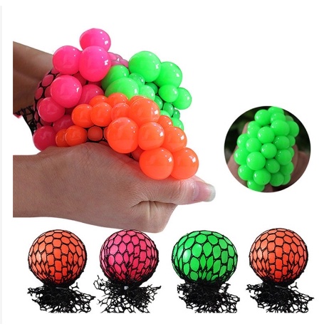 Bola uva Anti-stress Brinquedo squishy Stress Ball Fidget Toy Bolinha para  Apertar - Smile Toys Brinquedos