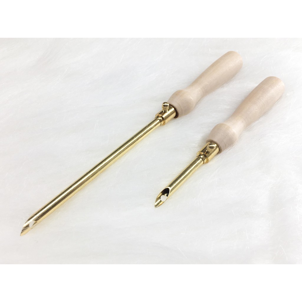 Uma Agulha Mágica Douradade 5mm para Bordado com Tamanho Ajustável - Agulha para Bordado - Agulha para Artesanato