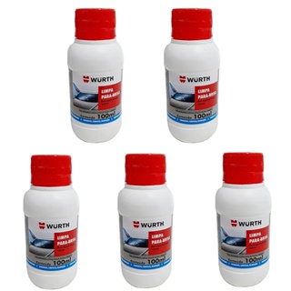 5 Limpa Parabrisa Wurth 100ml Fluido Liquido Limpeza De Para Brisa Automotivo Carro em Oferta na Shopee