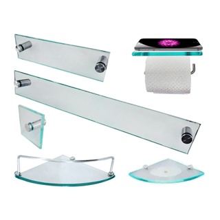 Kit Para Banheiro Premium Modelado Incolor em Oferta na Shopee