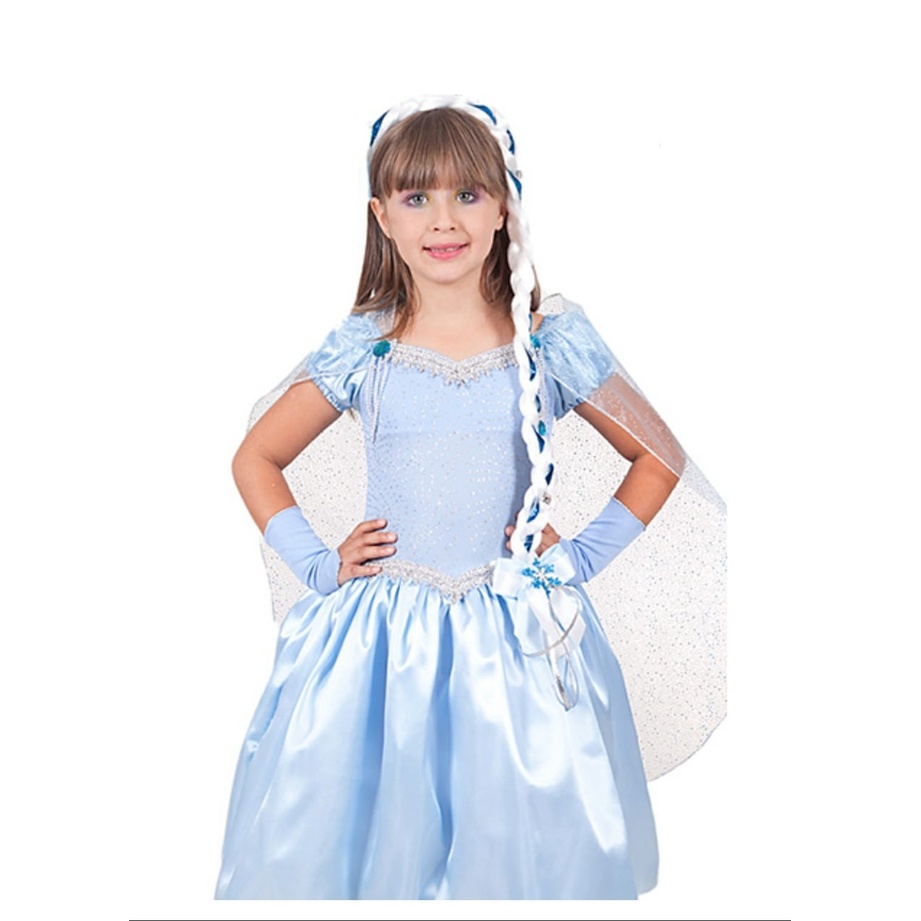 Trança Em Tiara Frozen Elsa Infantil | Shopee Brasil