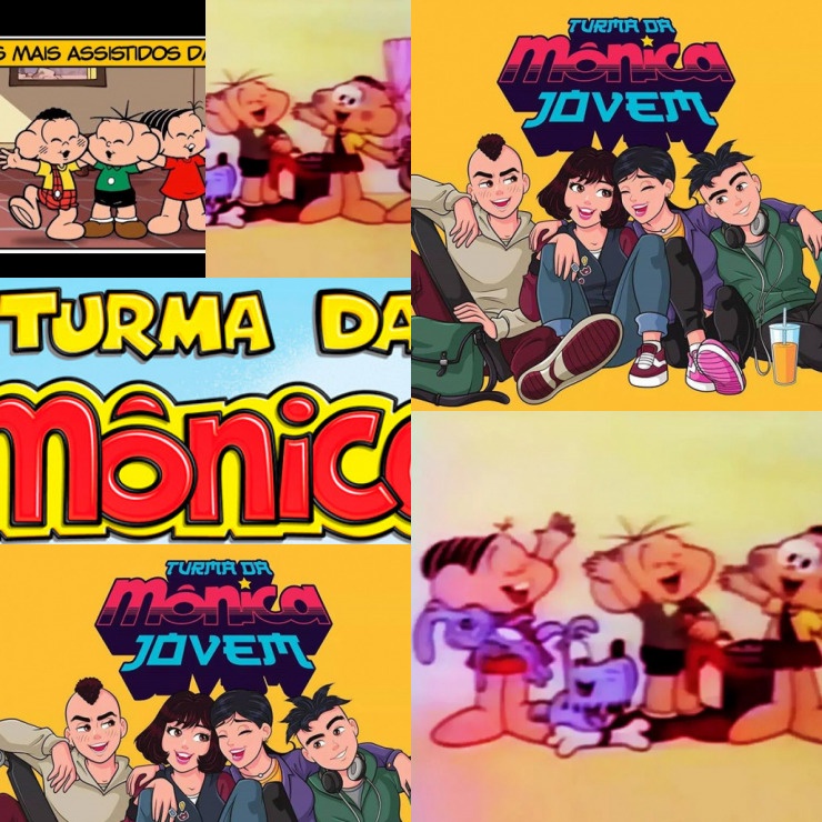 Turma da Mônica - séries animadas anos 70, 80 e 90