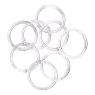 (P) 40 ARGOLAS de ACRÍLICO - Base para Porta Guardanapos Artesanato Pacote de Elos Acrilico Transparentes em Oferta na Shopee