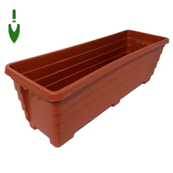 Floreira De Chão 60cm Vaso Jardineira Grande Plantas E Horta
